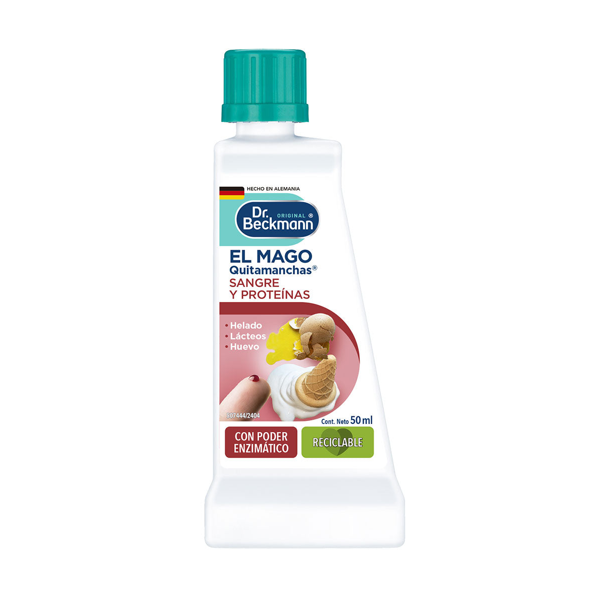 Quitamanchas El Mago Sangre y Proteínas 50 ml Dr. Beckmann. Producto Alemán Sustentable