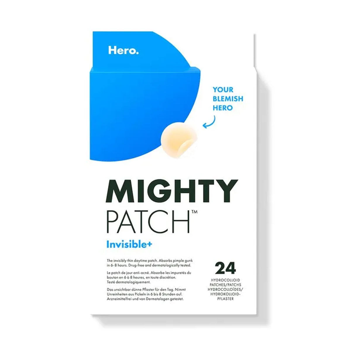 Parche Antiacné Mighty Patch™ Invisible Hero (24 unidades)