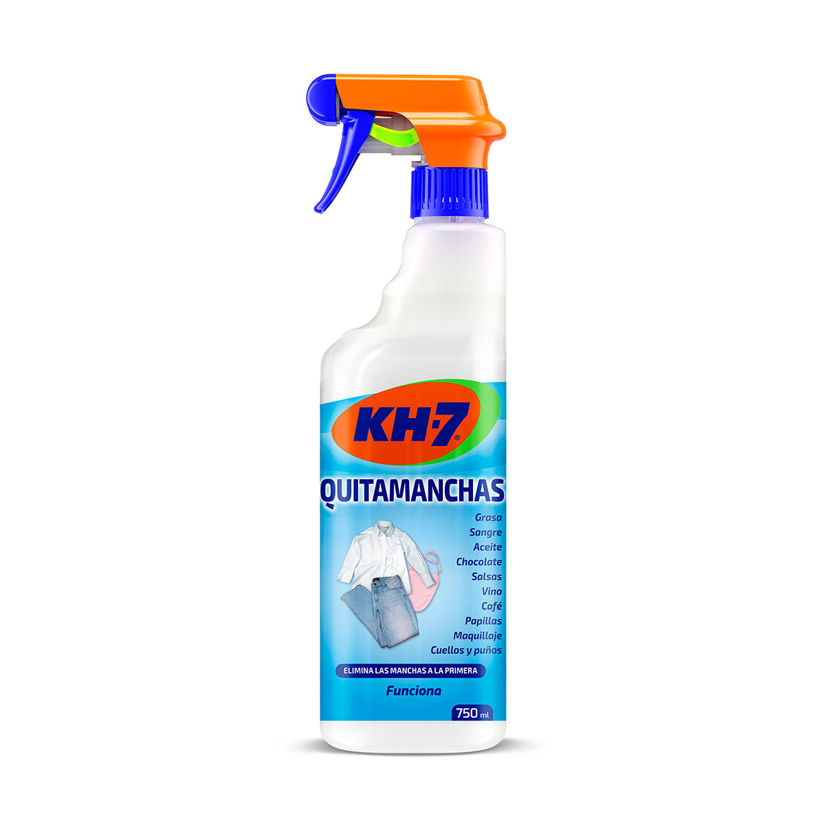 Quitamanchas para Ropa y Telas KH-7 750ml con pulverizador