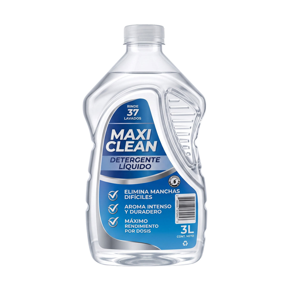 Detergente líquido para ropa Maxi Clean 3 litros