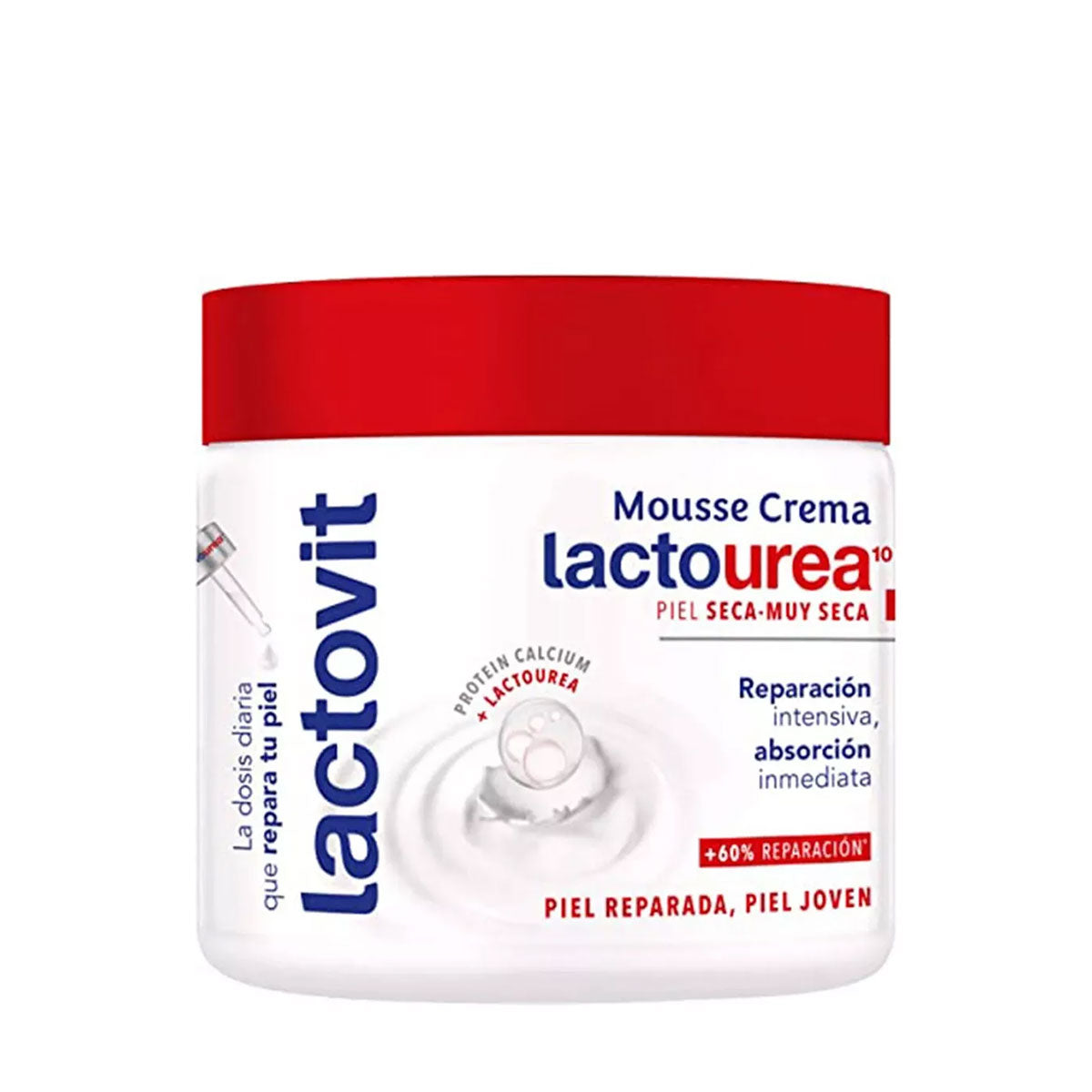 Crema hidratante corporal Mousse Crema Lactourea Lactovit 400 ml