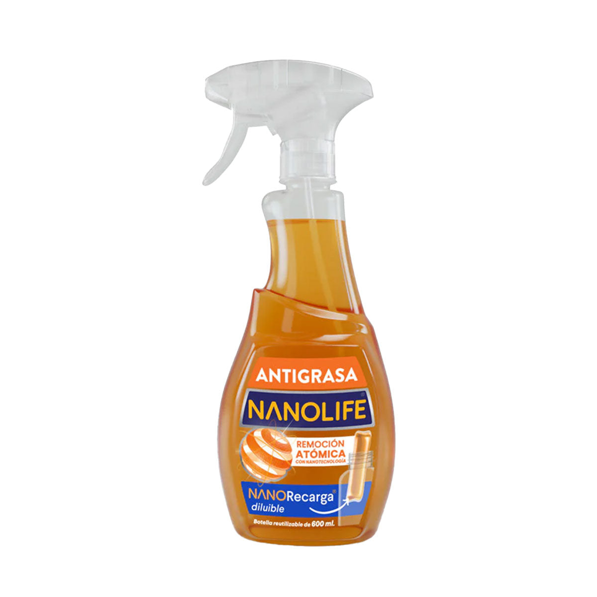 Antigrasas aroma cítrico 600 ml Nanolife 🇨🇱🍃 Producto Chileno Sustentable