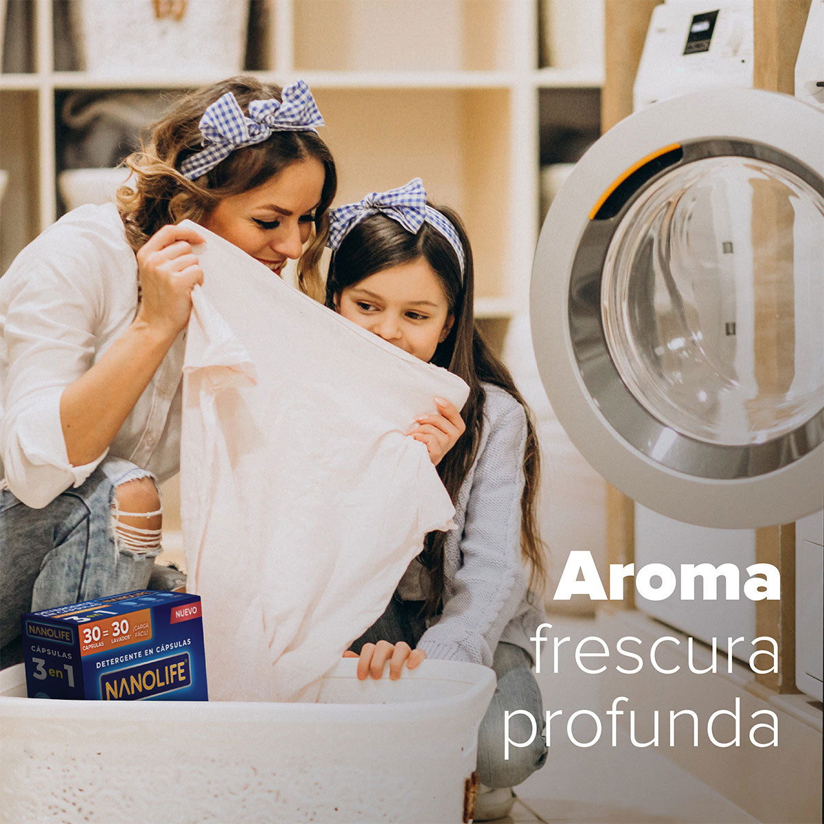 Detergente para ropa en cápsulas ultraconcentrado 3 en 1 (10 unidades) Nanolife. 🇨🇱🍃 Producto Chileno Sustentable