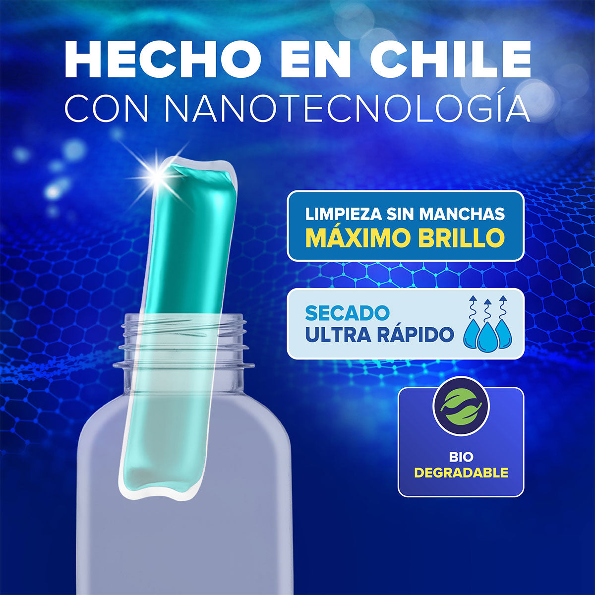 Recarga Limpiavidrios multiusos aroma manzana 30 ml diluible rinde hasta 750 ml Nanolife. 🇨🇱🍃 Producto Chileno Sustentable