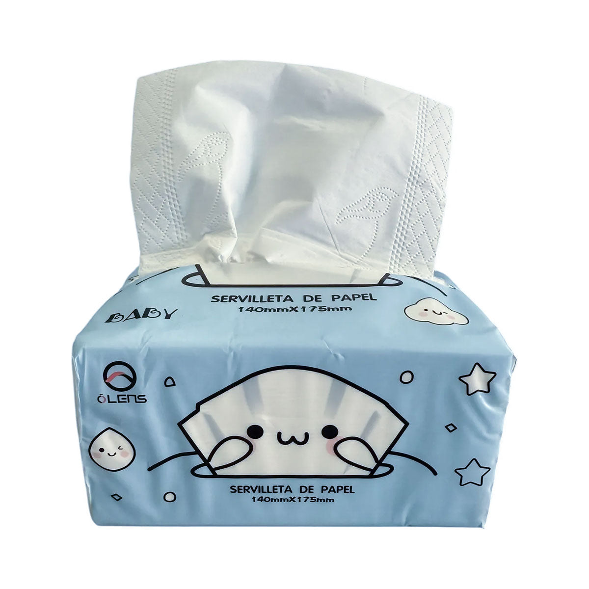 Pañuelos desechables de Cuatro Hojas ultra suaves Olens (105 pañuelos por paquete)