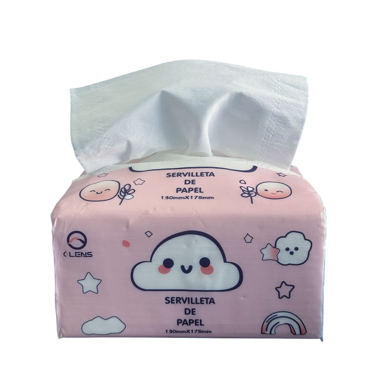 Pañuelos desechables de Cuatro Hojas ultra suaves Olens (90 pañuelos por paquete)