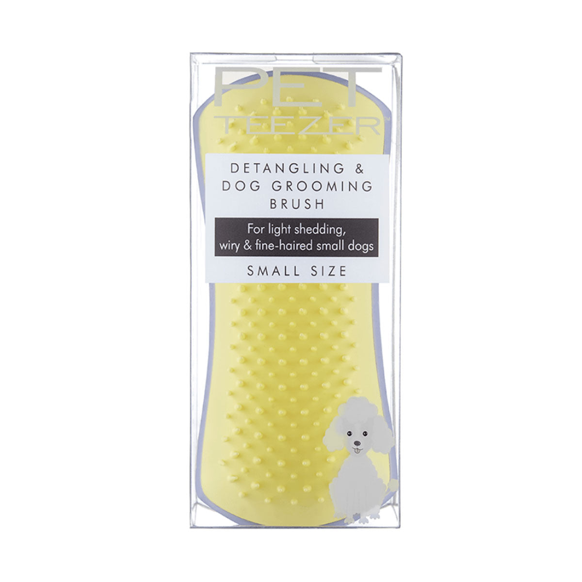 Cepillo Desenredante Perros Razas Pequeñas Lila y Amarillo Pet Teezer (1 unidad)