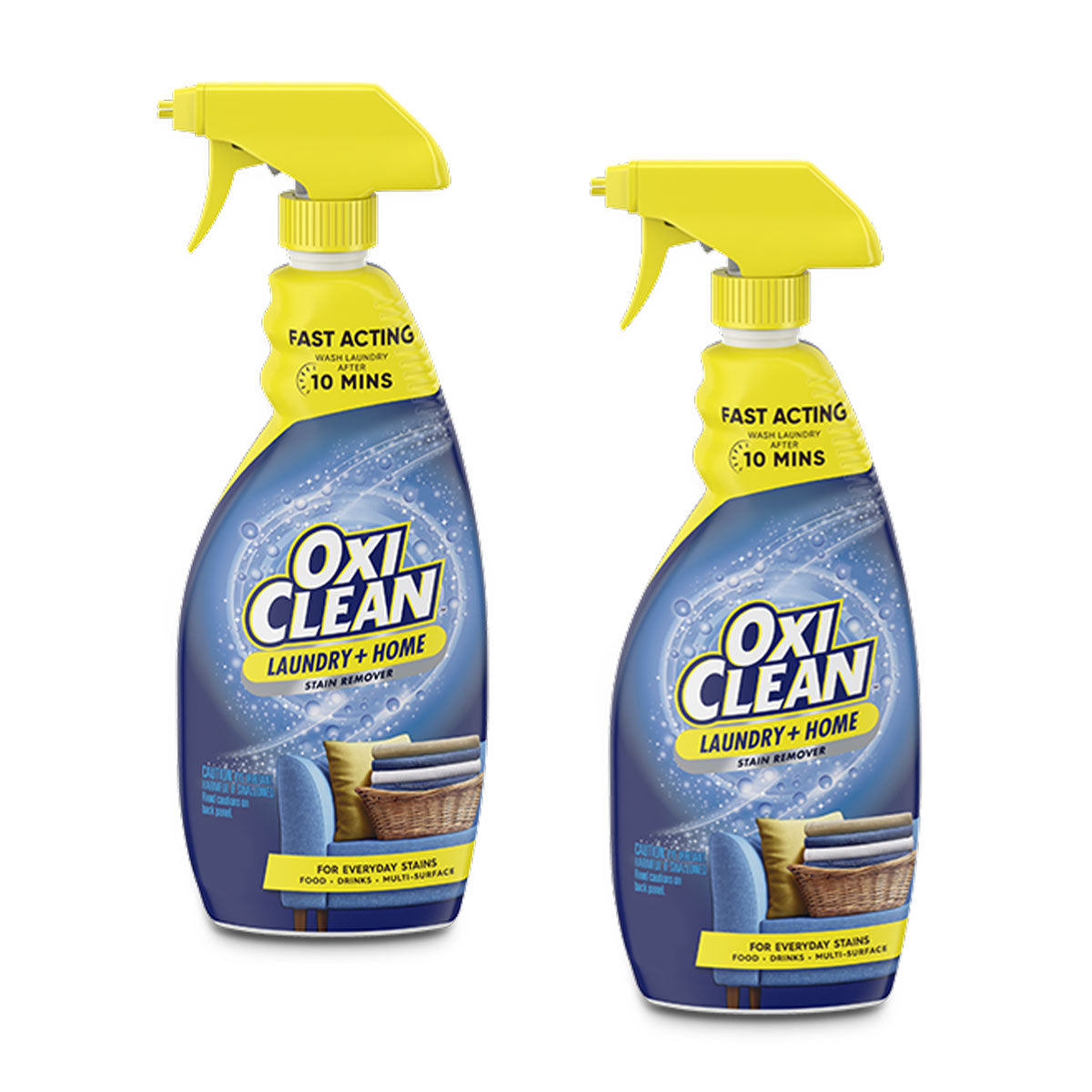 Pack Quitamanchas Prelavado para Ropa + Hogar con gatillo OxiClean 636 ml 2x $9.990