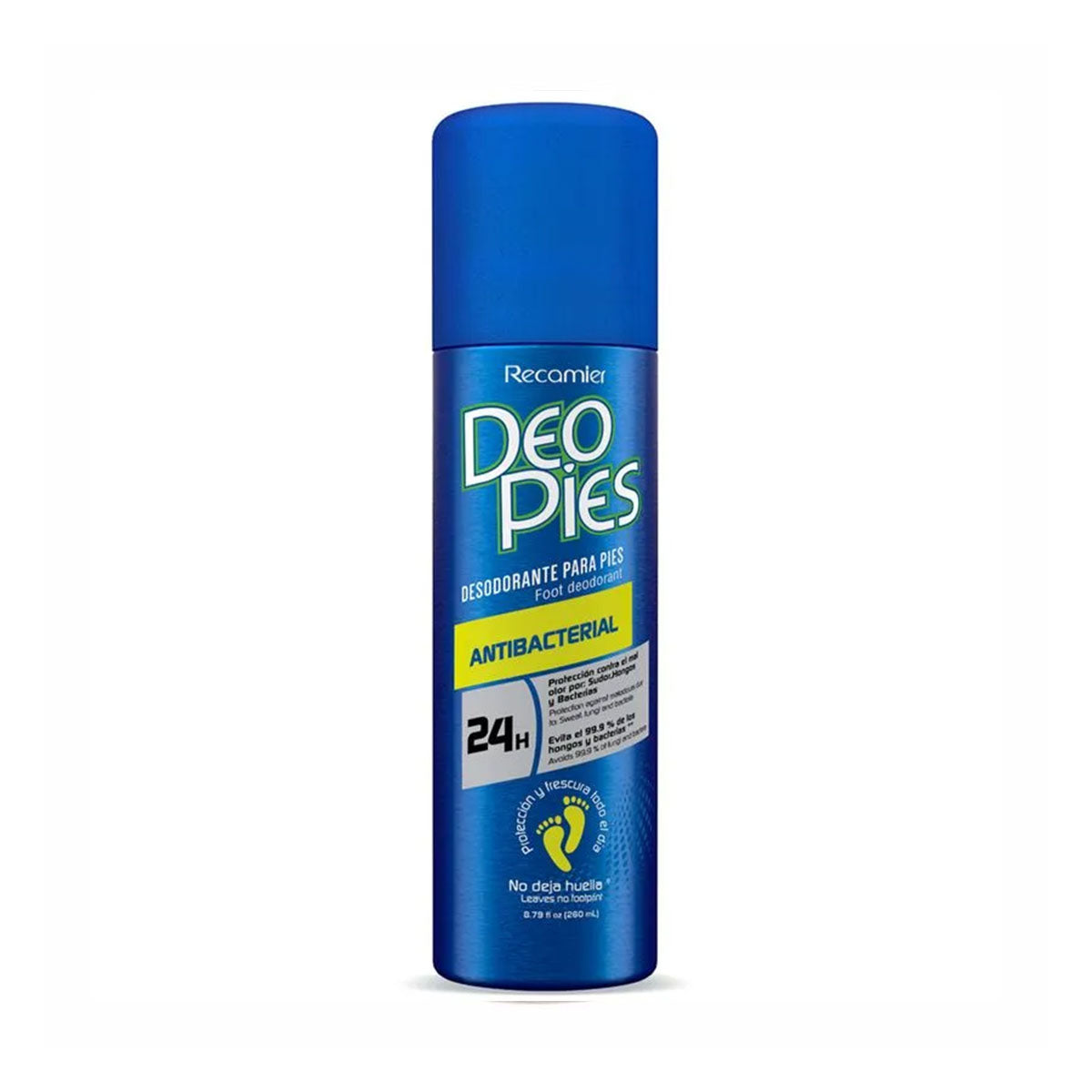 Desodorante en aerosol para pies Deo Pies Antibacterial 24h Recamier 260 ml
