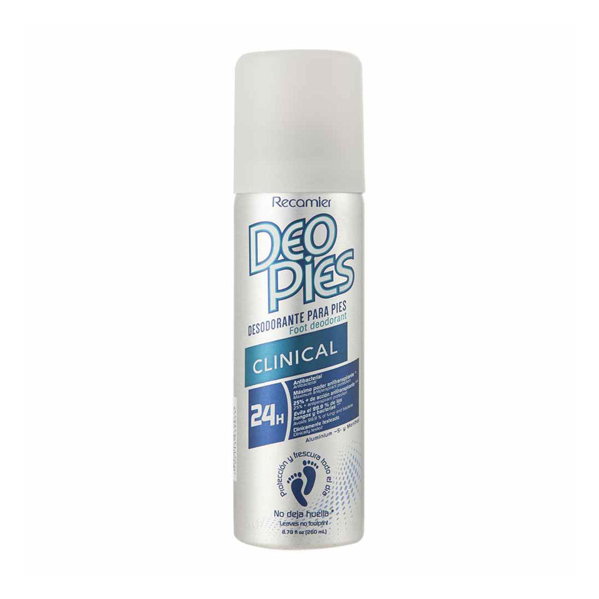 Desodorante en aerosol para pies Deo Pies Clinical 24h Recamier 260 ml
