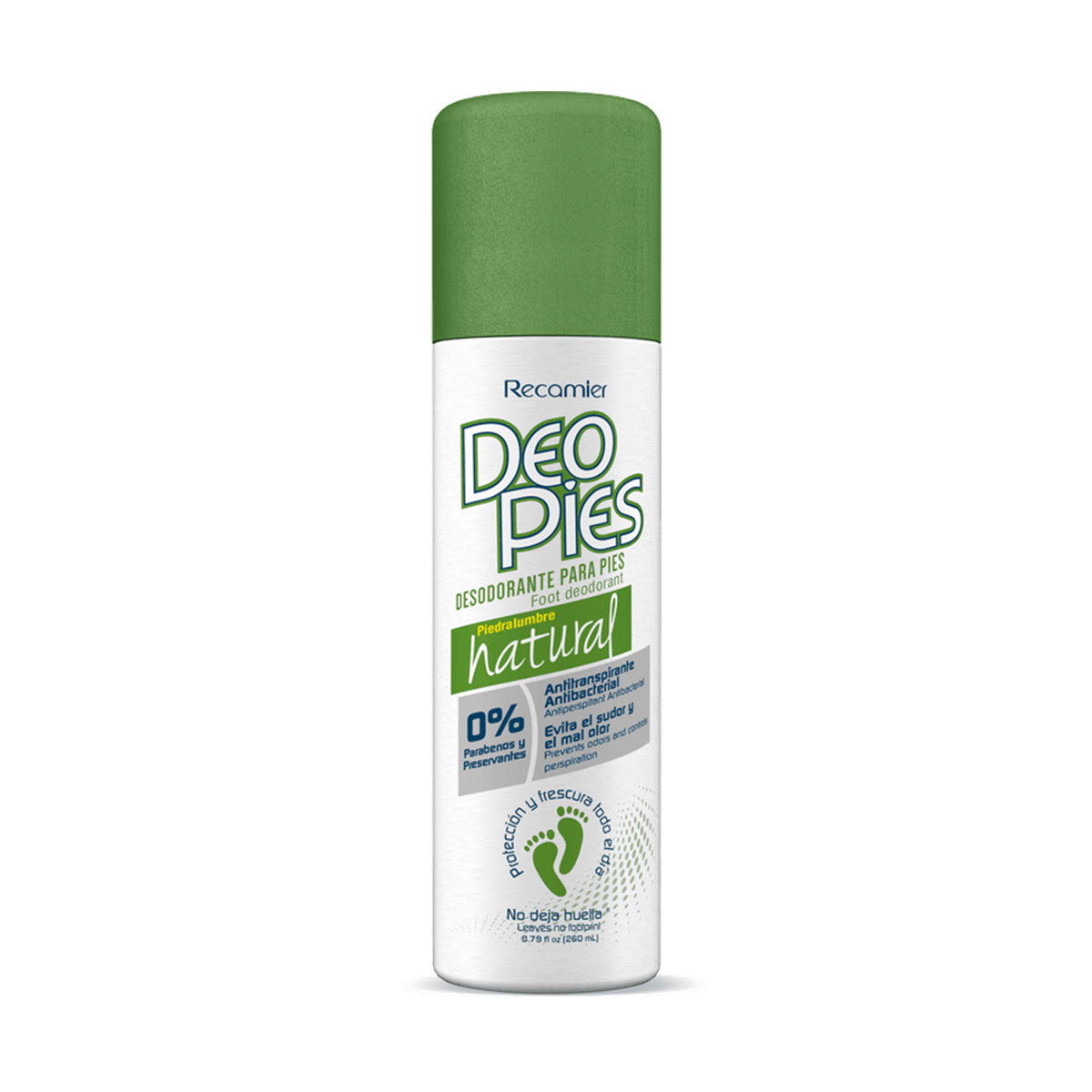 Desodorante en aerosol para pies Deo Pies Natural 24h Recamier 260 ml