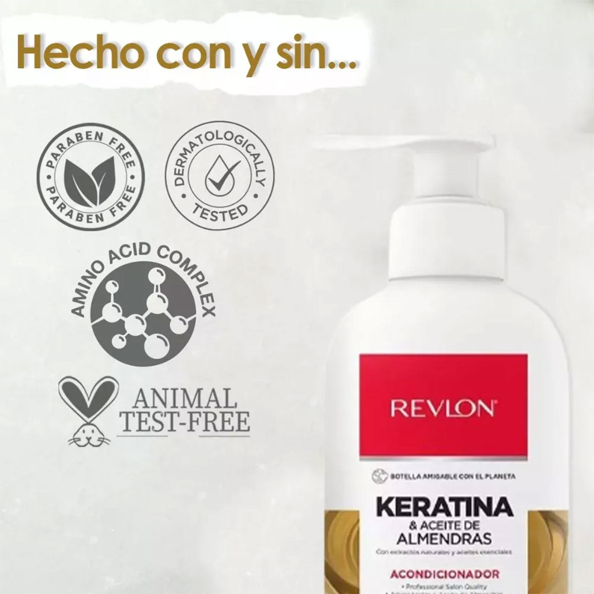 Acondicionador Keratina y Aceite de Almendras Revlon 700 ml