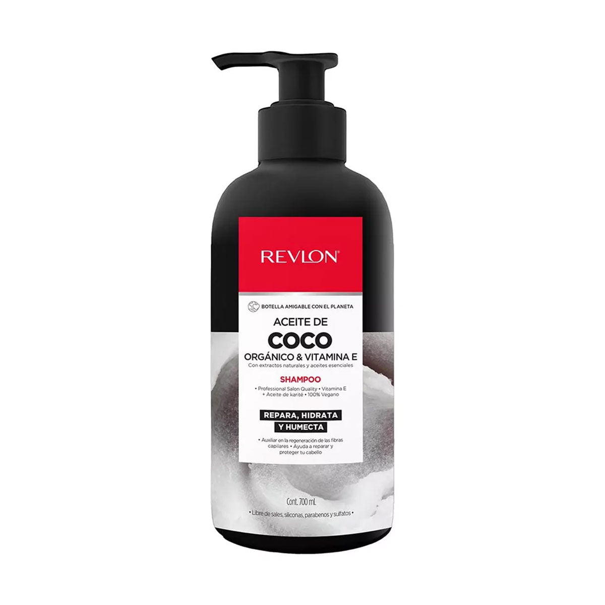 Shampoo Aceite de Coco Orgánico y Vitamina E Revlon 700 ml