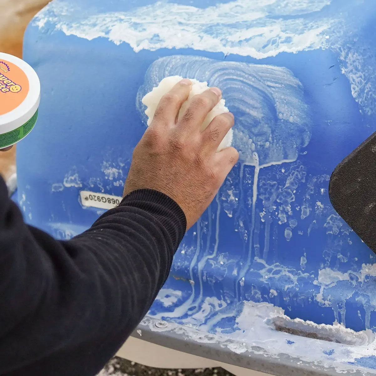 PowerPaste Scrub Daddy, pack de Pasta limpiadora multiusos 250 gr más esponja Scrub Mommy, para todo tipo de suciedad