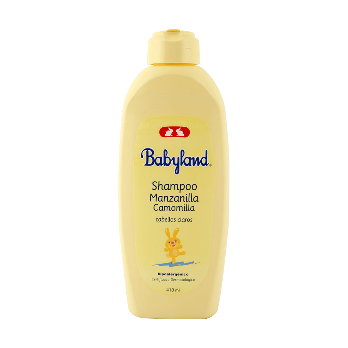 Shampoo hipoalargénico manzanilla cabellos claros Babyland 410 ml