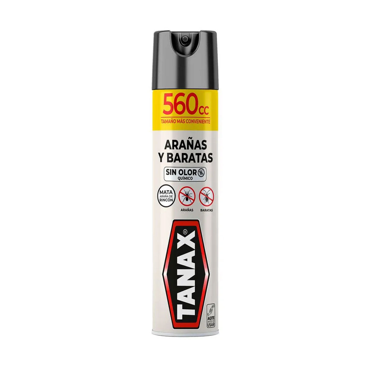 Insecticida en Aerosol Arañas y Baratas Sin Olor Tanax 560 cc