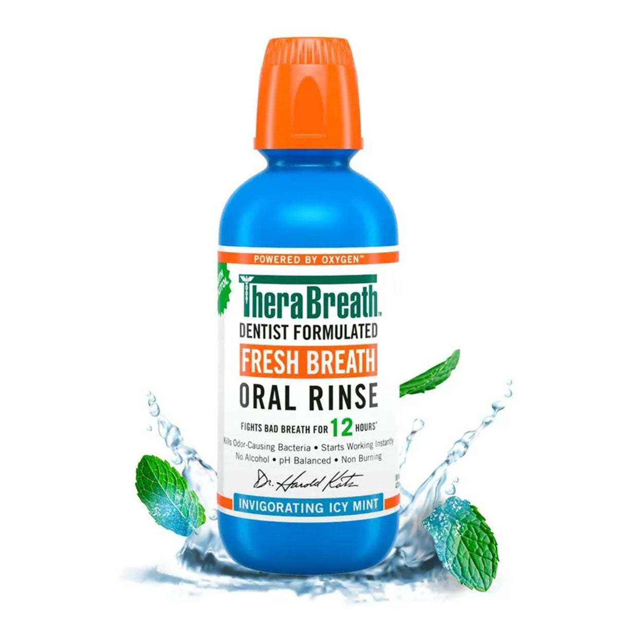 Enjuague Bucal Therabreath Icy Mint 473 ml