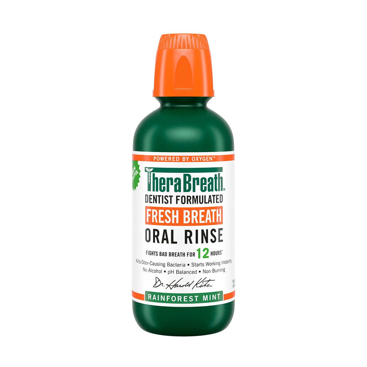 Enjuague Bucal Therabreath Rainforest Mint 473 ml