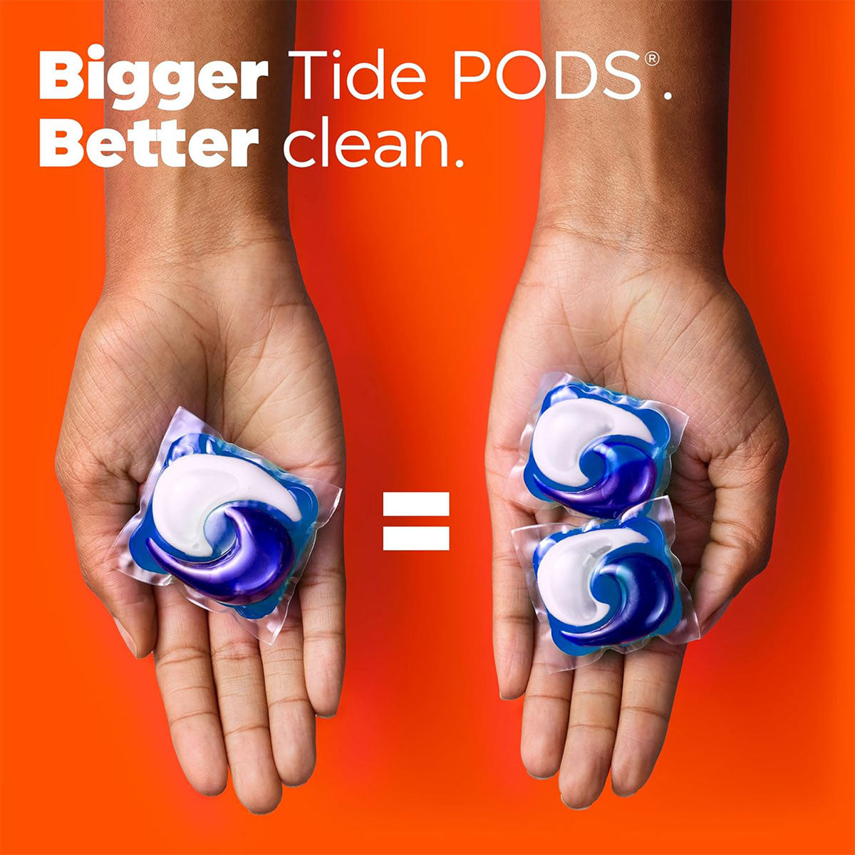 Detergente para ropa en Cápsulas de Doble Tamaño Tide Ultra Oxi Power Pods with Odor Defense (18 unidades)