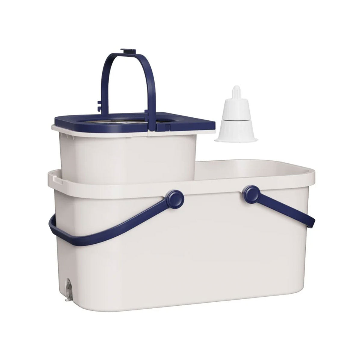 Set Mopa y Balde Premium HydroSpin Tooclean (1 set, con 2 repuestos)