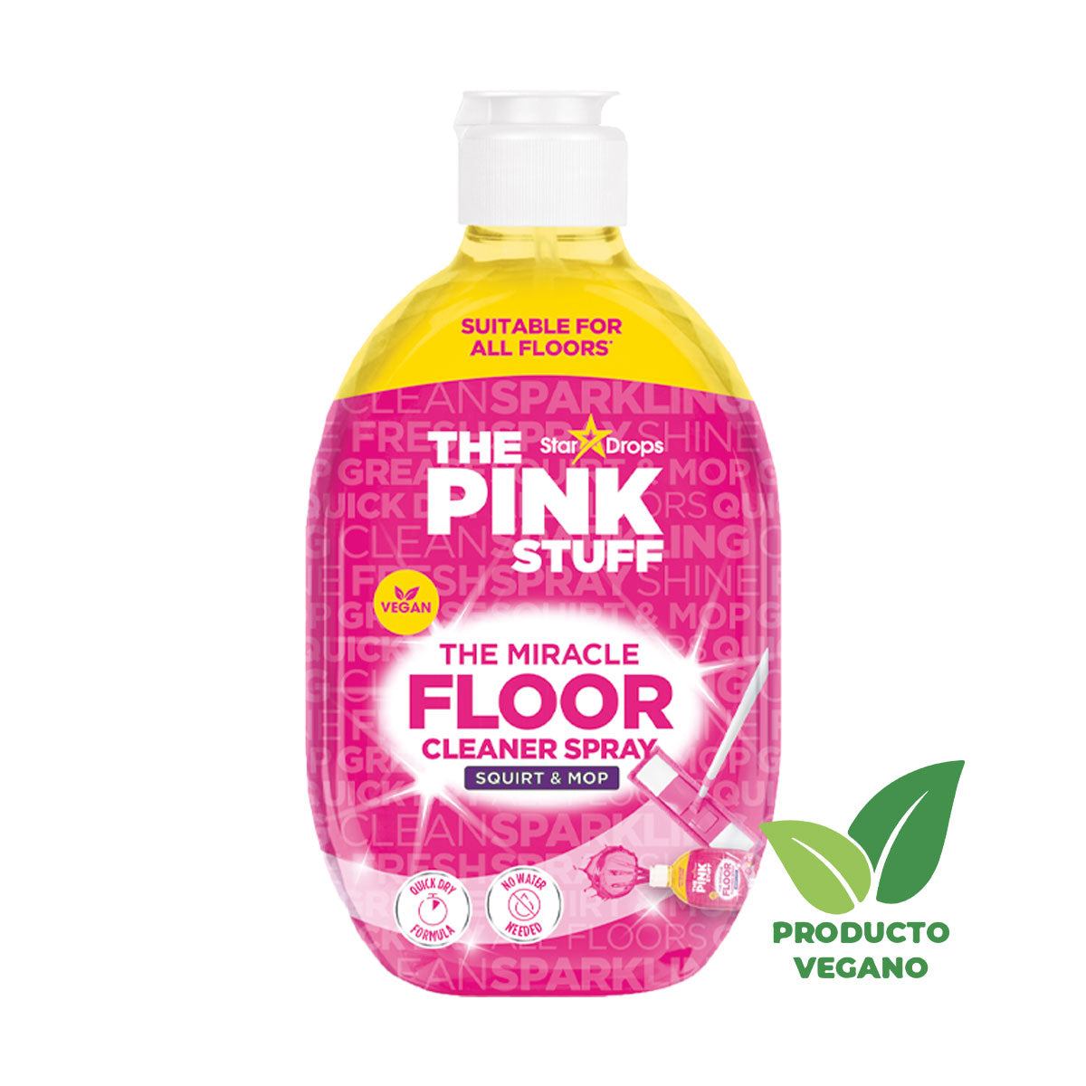 El Limpiador Milagroso Directo al Piso 750 ml The Pink Stuff - 🌱 🇬🇧 Producto Vegano del Reino Unido