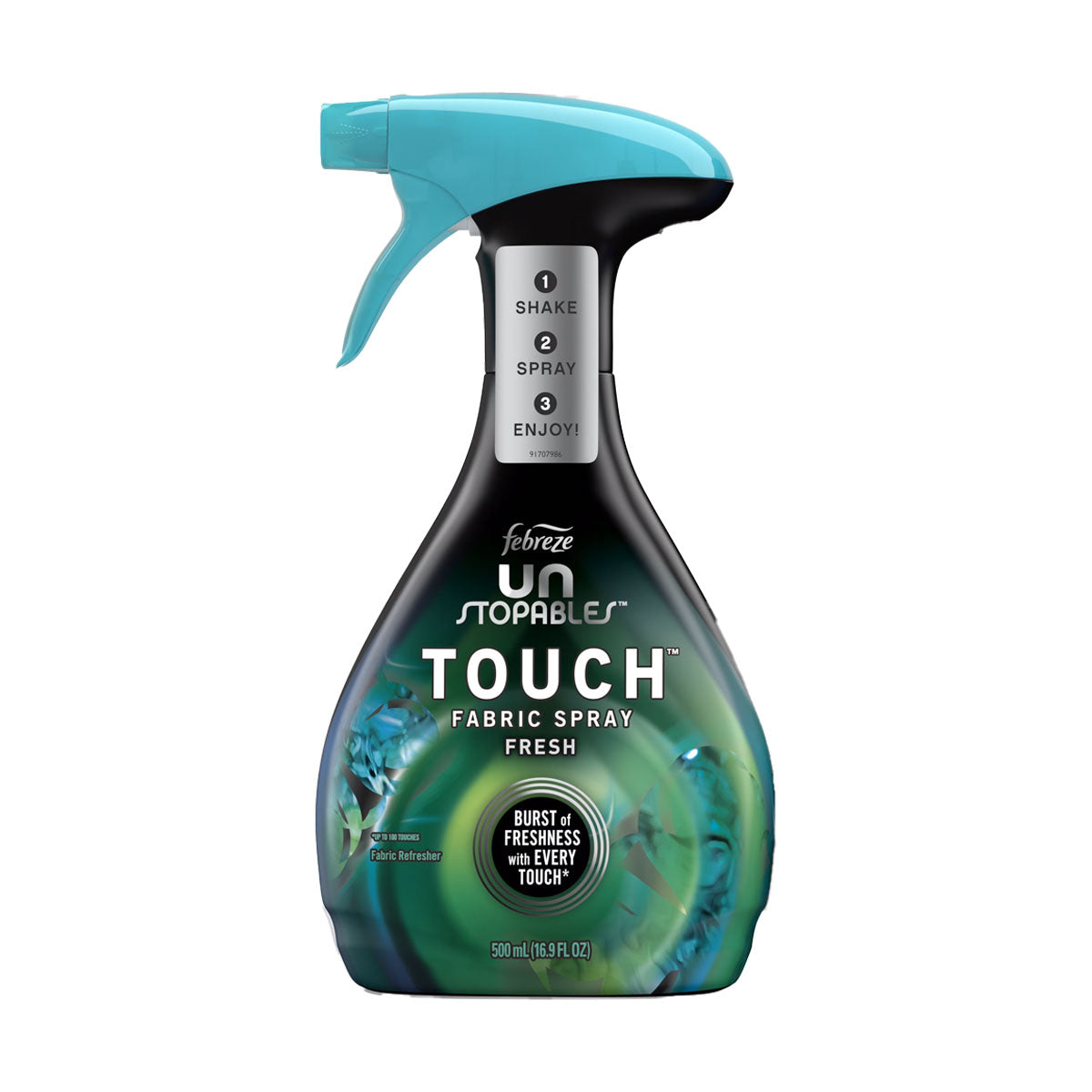 Aromatizante de telas Febreze Unstopables Touch Fabric Spray Aroma Fresh 500 cc