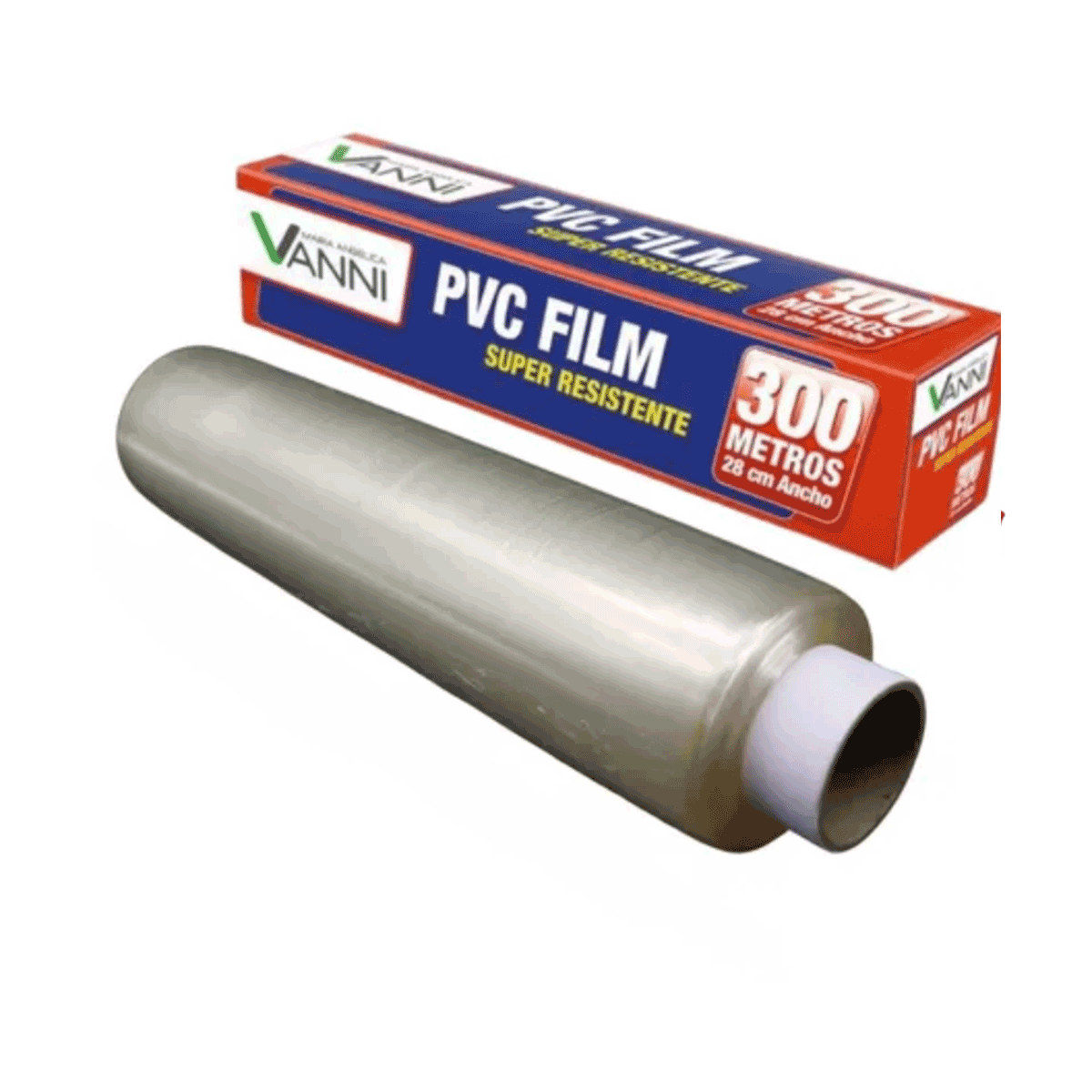 Film PVC plástico Vanni de 28 cm x 300 m (1 rollo)