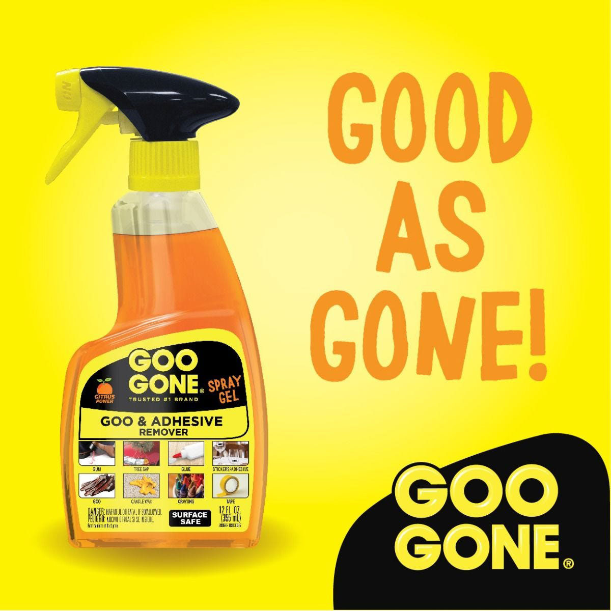 Removedor de Adhesivos en Spray Gel Goo Gone 355 ml