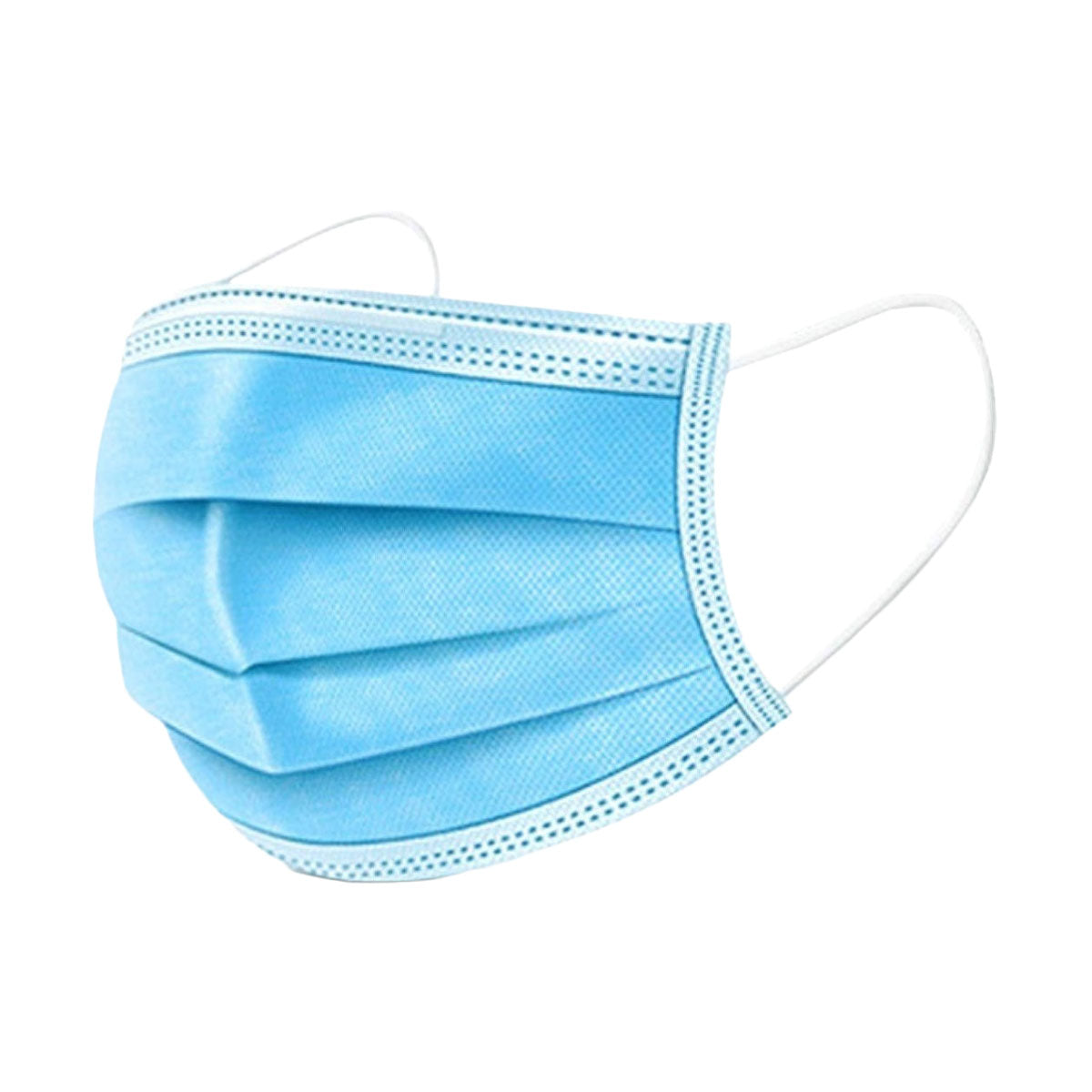Mascarillas 3 pliegues Certificadas (cajas de 50 unidades) - Celestes de uso médico