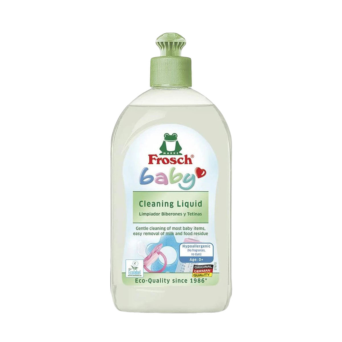 Lavalozas balsámico para Útiles de Bebés Frosch 500 ml - Producto Ecológico