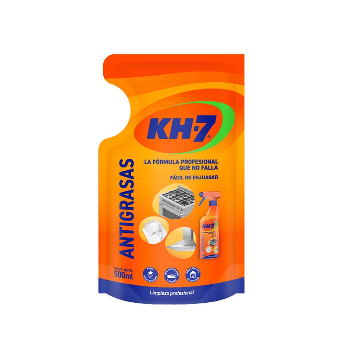 Antigrasas concentrado KH-7 Doy pack 500 ml