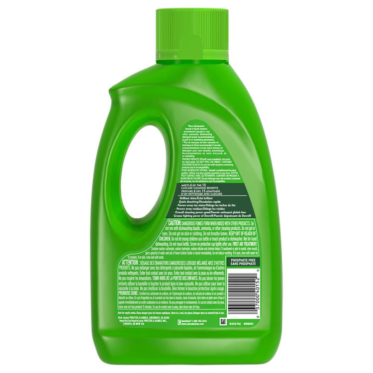 Detergente lavavajillas en Gel Cascade Clásico 2,12 kg