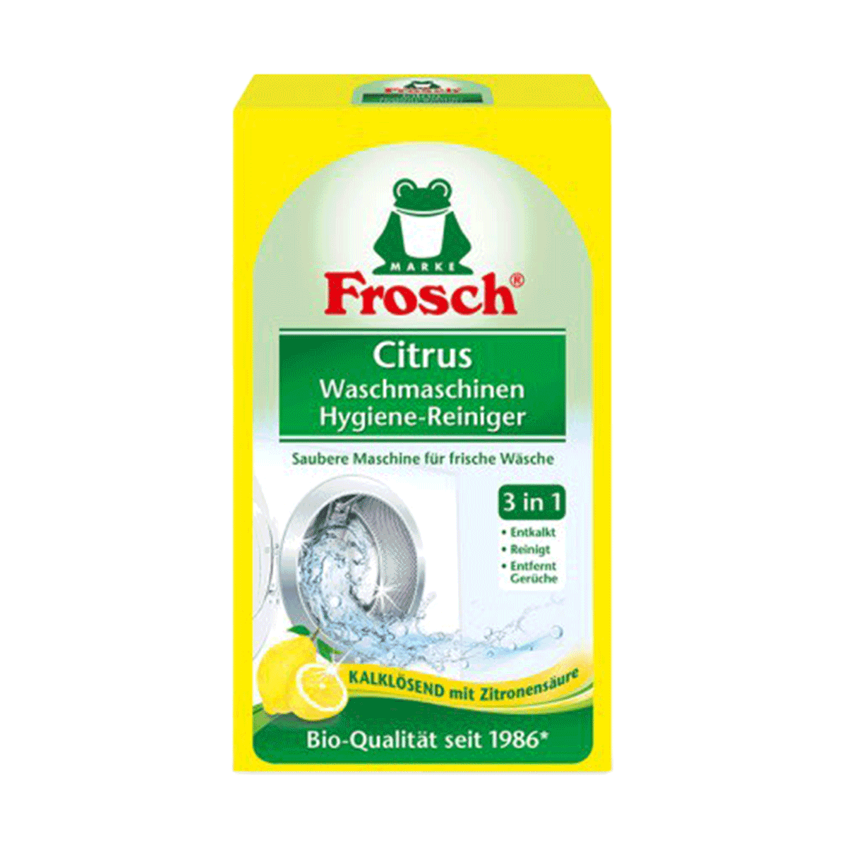 Limpiador de lavadoras aroma Citrus Frosch 250 gr - Producto Ecológico