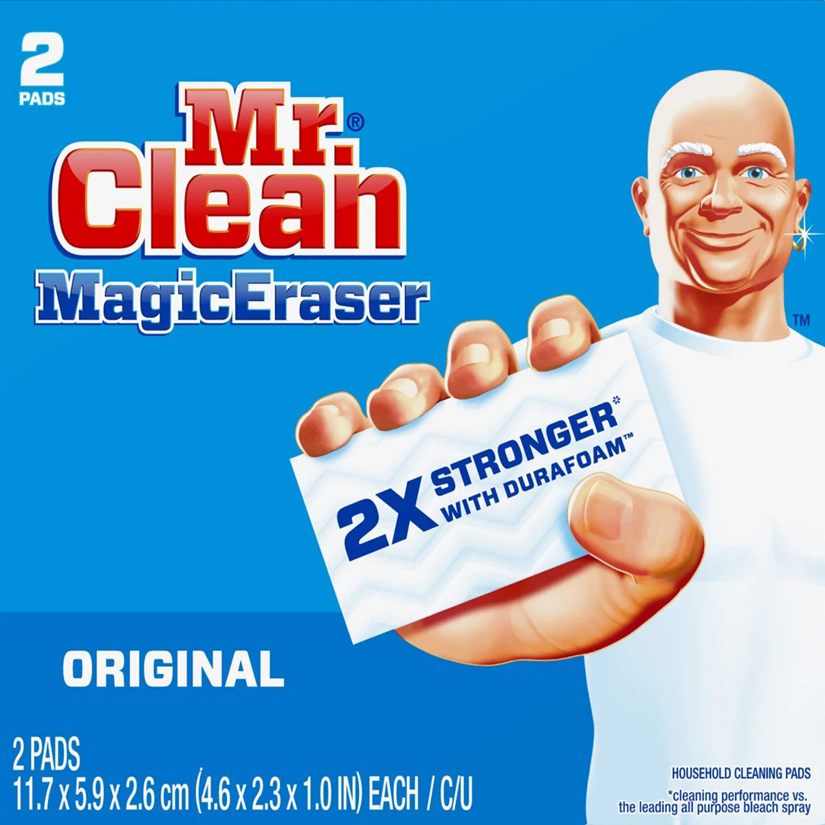 Limpiador multiuso Almohadillas / Pads Borrador Mágico (Magic Eraser) Mr. Clean 2 unidades