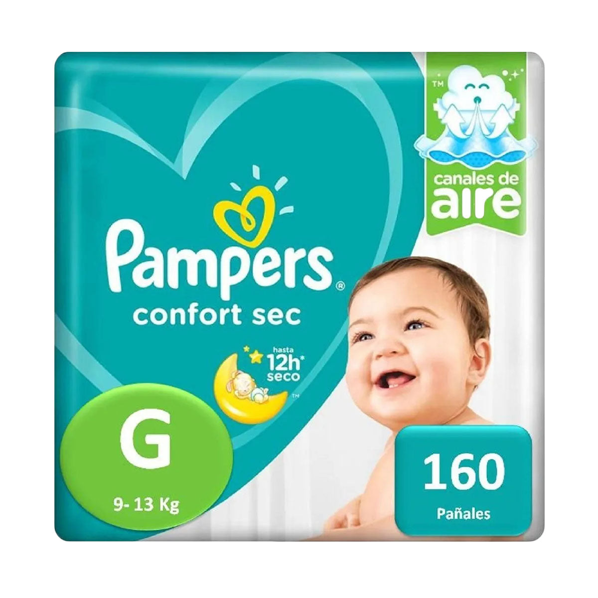 Pañales Pampers Confort Sec G (160 unidades)