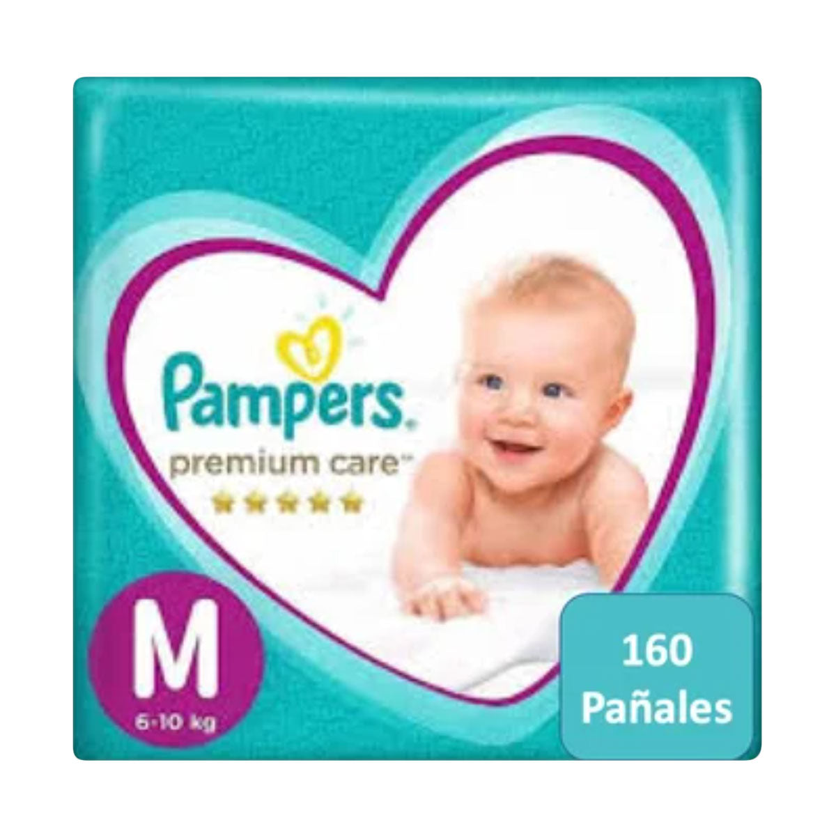 Pañales Pampers Premium Care M (160 unidades)