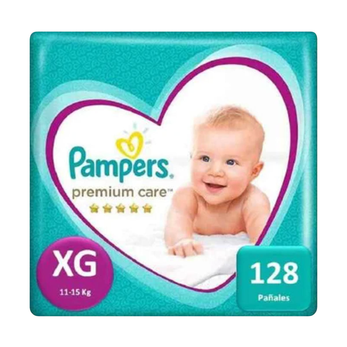 Pañales Pampers Premium Care XG (128 unidades)