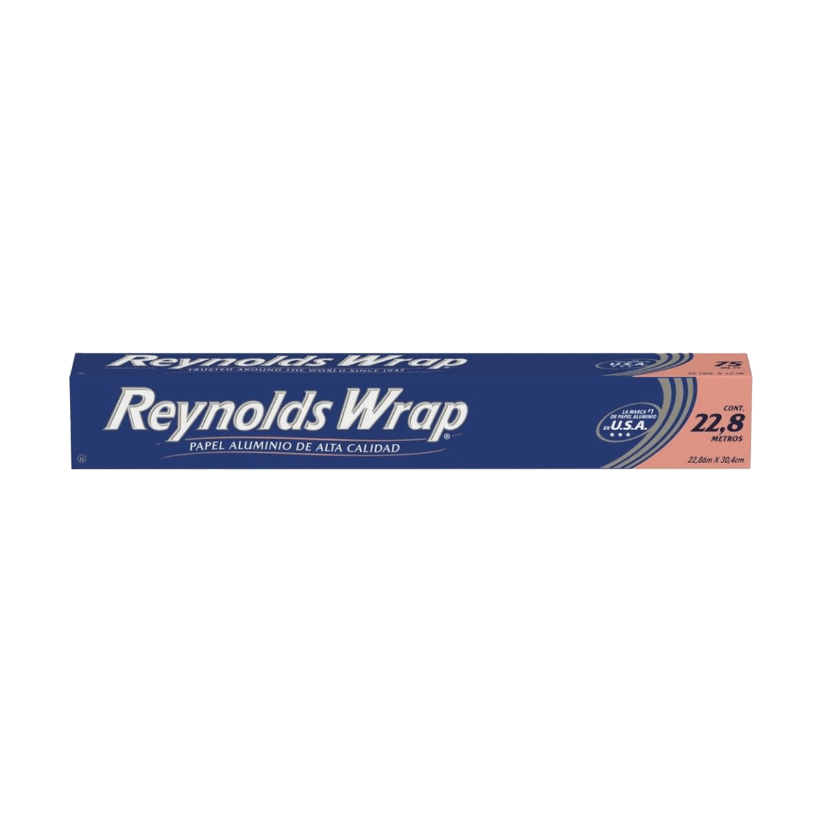 Papel de aluminio Reynolds Wrap alta calidad 1 rollo de 22.8 m x 30.4 cm