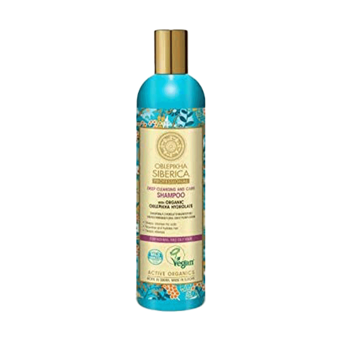 Shampoo Limpieza Profunda y Cuidados para cabello Normal y Graso Espino Amarillo Oblepikha Natura Siberica 400 ml 🍃 Producto Ecológico