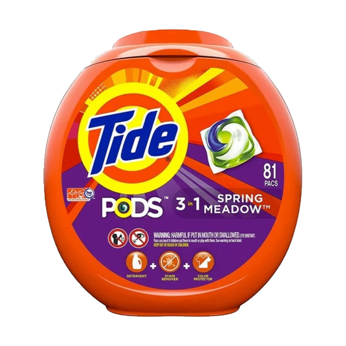 Detergente para ropa en cápsulas Tide PODS (81 unidades)