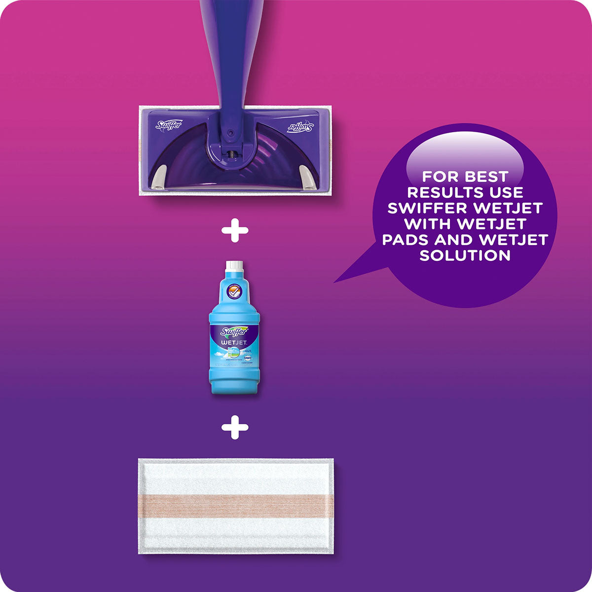 Recarga Limpiador Líquido para Mopa Kit de Limpieza WetJet™ Aroma Lavanda 1,25 lt | Swiffer